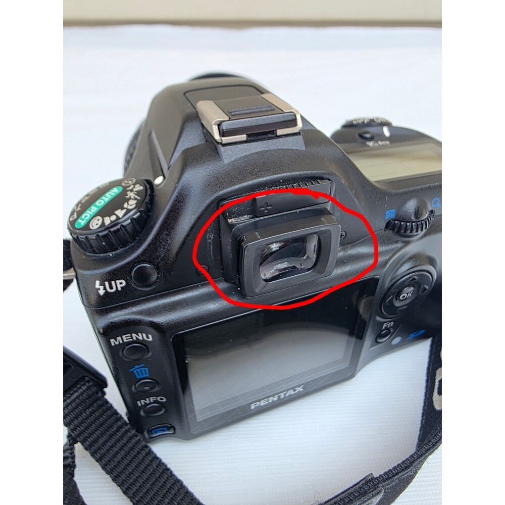 Pentax ist DL 6.1MP DSLR Camera Black w/ DA 18-55mm Lens Tested And Works - Picture 3 of 16